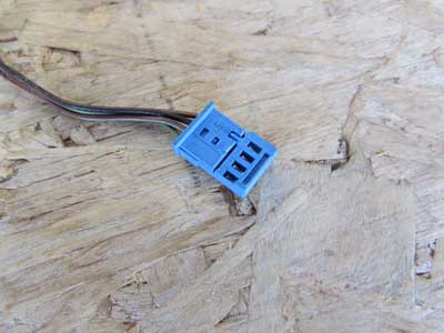 BMW 4 Pin Blue Connector w/ Pigtail 83772383